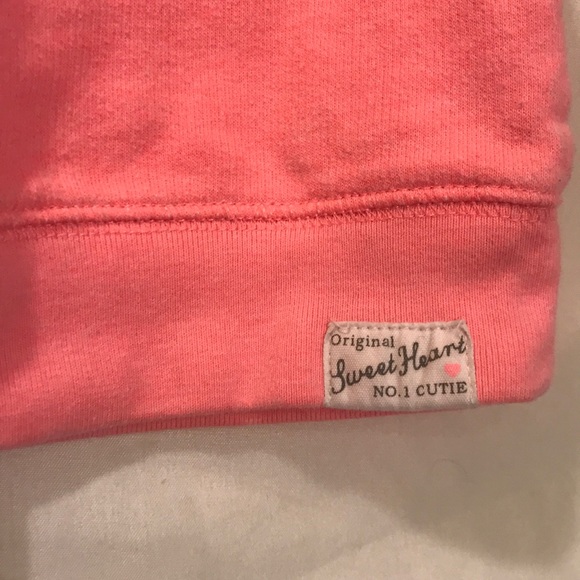 Girls 24 month pink short sleeve light sweatshirt. - Picture 2 of 3